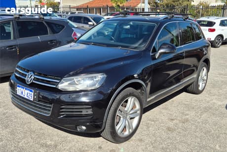 Black 2011 Volkswagen Touareg Wagon V6 Tdi