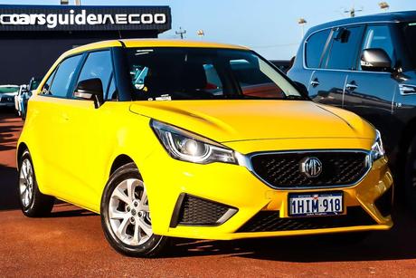 Yellow 2020 MG MG3 Hatchback Core