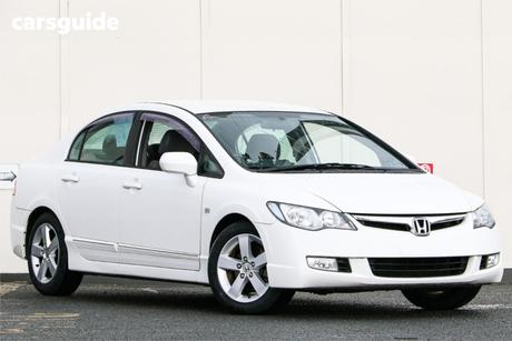 White 2008 Honda Civic Sedan Vti-L
