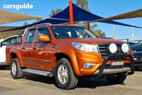 Orange 2020 Great Wall Steed Dual Cab Utility (4X4)