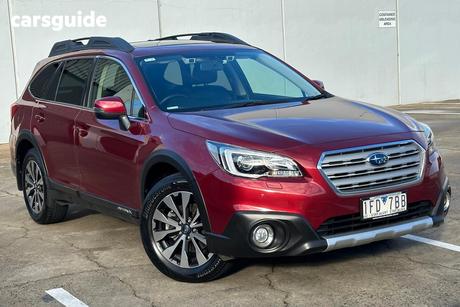 Red 2015 Subaru Outback Wagon 2.5I Premium