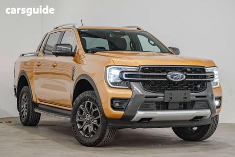 Yellow 2024 Ford Ranger Double Cab Pick Up Wildtrak 3.0 (4X4)