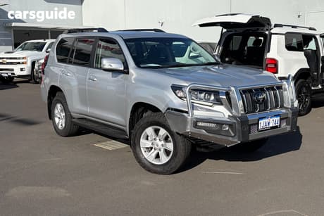 Silver 2021 Toyota Landcruiser Prado Wagon Gxl