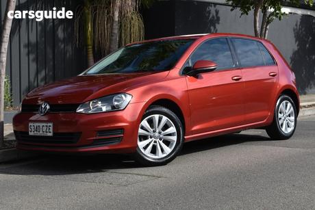 Red 2014 Volkswagen Golf Hatchback 90 Tsi Comfortline