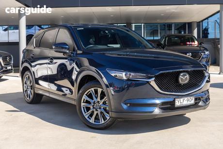 Blue 2021 Mazda CX-5 Wagon Akera (Awd)