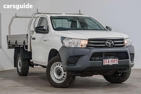 White 2023 Toyota Hilux Cab Chassis Workmate Hi-Rider (4X2)