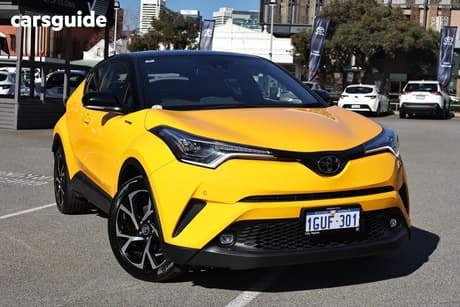 Yellow 2019 Toyota C-HR Hatchback Koba (Awd)