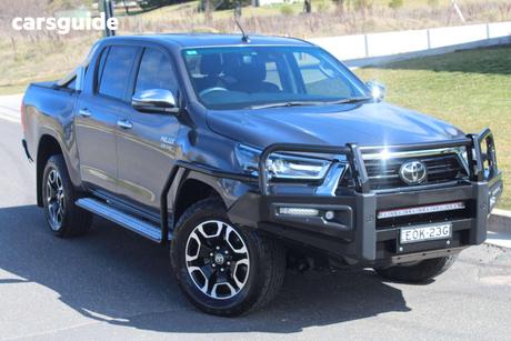 Grey 2021 Toyota Hilux Double Cab Pick Up Sr5 (4X4)