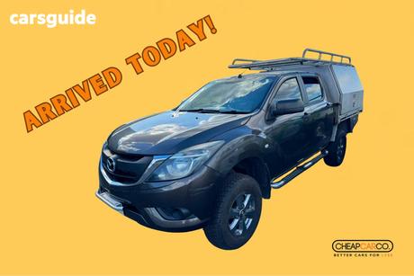 Brown 2017 Mazda BT-50 Dual Cab Utility Xt (4X4)
