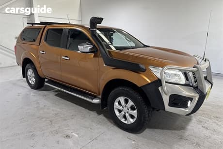 Orange 2016 Nissan Navara Dual Cab Utility St (4X4)