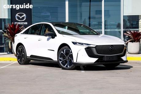 White 2026 Mazda 6E Sedan Atenza