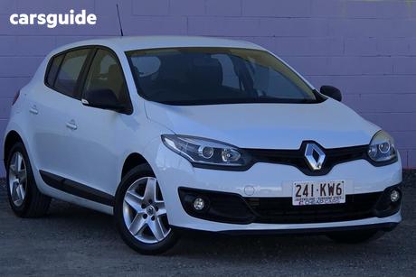 White 2014 Renault Megane Hatchback Authentique