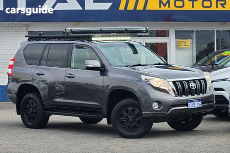 Grey 2015 Toyota Landcruiser Prado SUV GXL 4X4