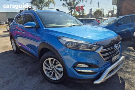 Blue 2015 Hyundai Tucson Wagon Elite (Fwd)