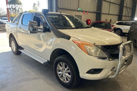 White 2011 Mazda BT-50 Dual Cab Utility Gt (4X4)