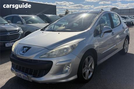 Grey 2010 Peugeot 308 Hatchback Xse