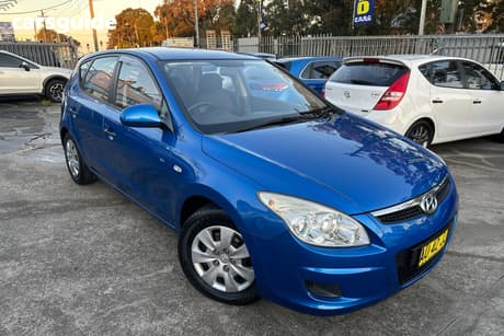 Blue 2007 Hyundai I30 Hatch SX FD