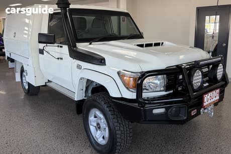 White 2022 Toyota Landcruiser Cab Chassis Lc79 Gxl