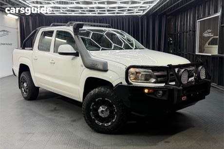White 2011 Volkswagen Amarok Dual Cab Chassis Tdi400 (4X2)