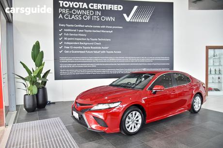 Red 2020 Toyota Camry Sedan Ascent Sport (Hybrid)