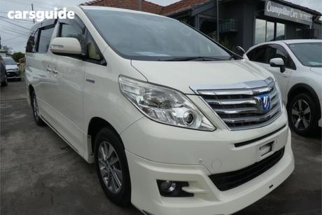 White 2012 Toyota Alphard Wagon Sr