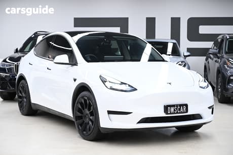 White 2022 Tesla Model Y Wagon Rear-Wheel Drive