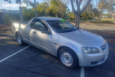 White 2010 Holden Commodore Utility Omega