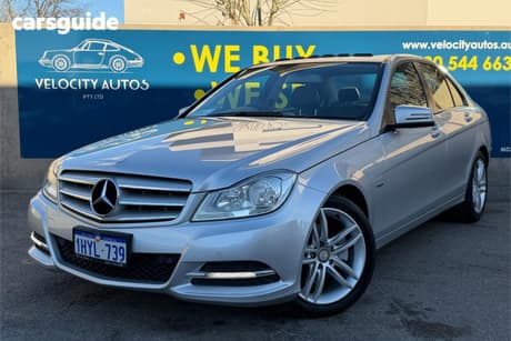 Silver 2012 Mercedes-Benz C200 Sedan Be