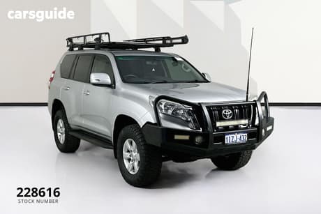 Silver 2015 Toyota Landcruiser Prado Wagon Gxl (4X4)