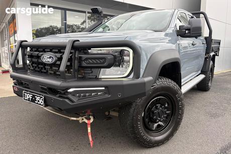 Grey 2025 Ford Ranger Dual Cab Chassis Super Duty (4X4)