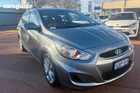Silver 2018 Hyundai Accent Hatchback Sport