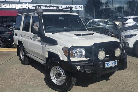 White 2016 Toyota Landcruiser Wagon Workmate (4X4)