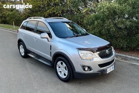 Silver 2012 Holden Captiva Wagon 5 (4X4)