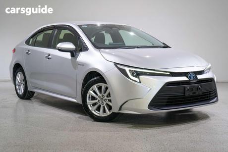 Silver 2024 Toyota Corolla Sedan Ascent Sport Hybrid