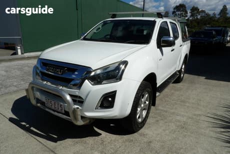 White 2017 Isuzu D-MAX Crew Cab Utility Ls-U Hi-Ride (4X2)