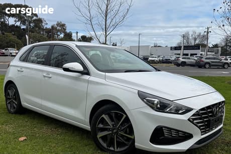 White 2022 Hyundai I30 Hatchback Active