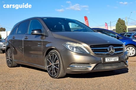 Grey 2014 Mercedes-Benz B250 Hatchback