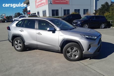 Silver 2023 Toyota RAV4 Wagon Gx (2Wd) Hybrid