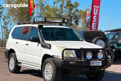 White 2006 Toyota Landcruiser Prado Wagon Gx (4X4)