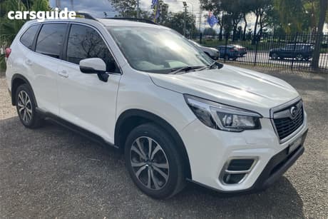 White 2019 Subaru Forester Wagon 2.5I Premium (Awd)