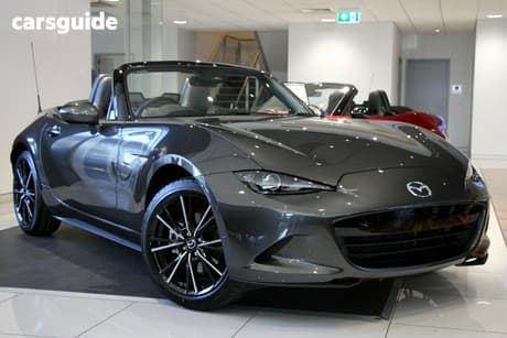 Grey 2026 Mazda MX-5 Convertible G20 Roadster Gt