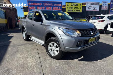 Grey 2017 Mitsubishi Triton Dual Cab Utility Glx Plus (4X4)
