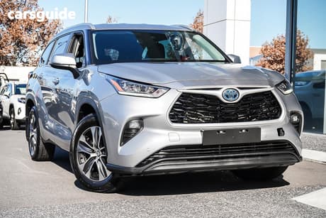 Silver 2023 Toyota Kluger Wagon Gxl Hybrid Awd