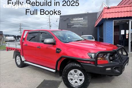 Red 2016 Ford Ranger Dual Cab Utility Xls 3.2 (4X4)