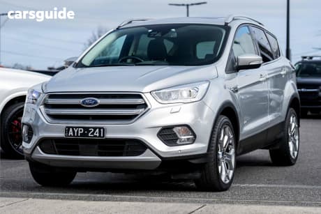 Silver 2019 Ford Escape Wagon Titanium (Awd)