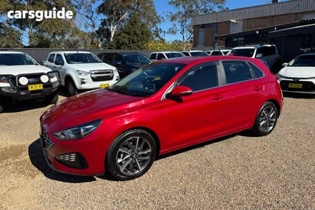 Red 2022 Hyundai I30 Hatchback Elite