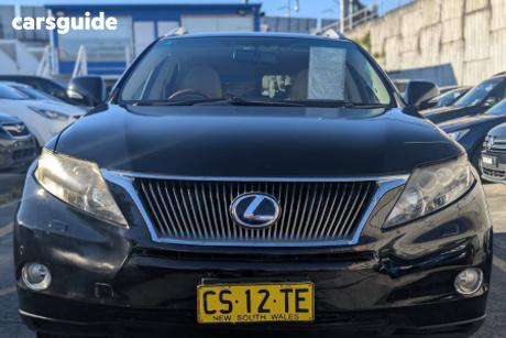 Black 2010 Lexus RX450H Wagon Sports Luxury