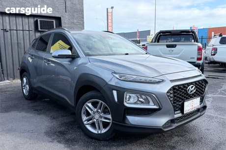 Grey 2020 Hyundai Kona Wagon Go (Fwd)