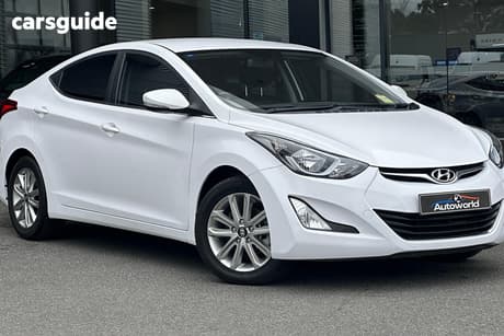 White 2014 Hyundai Elantra Sedan Trophy