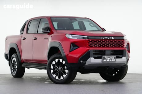 Red 2026 Toyota Hilux Double Cab Pick Up Sr5 48V (4X4)
